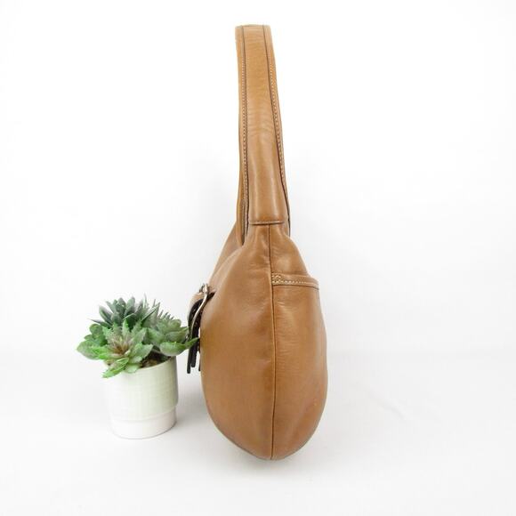 Coach Brown Leather Hobo Bag - Picture 4 of 9